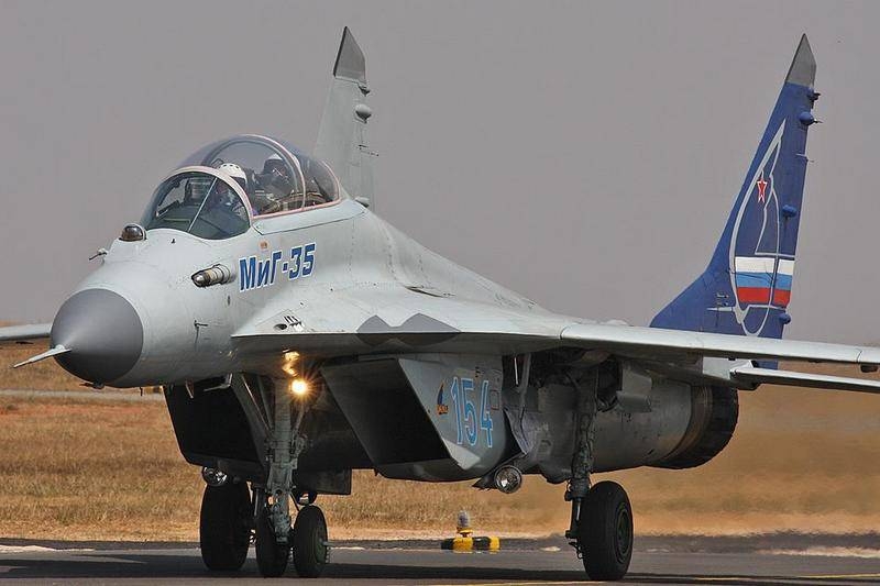 Корпорация "МиГ" disclosed the characteristics of modern fighter MIG-35