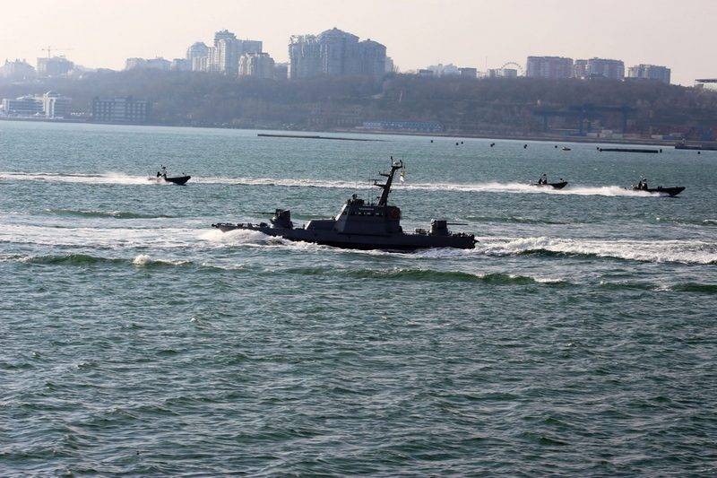 In the waters of the Black Sea began teaching the Naval Forces of Ukraine