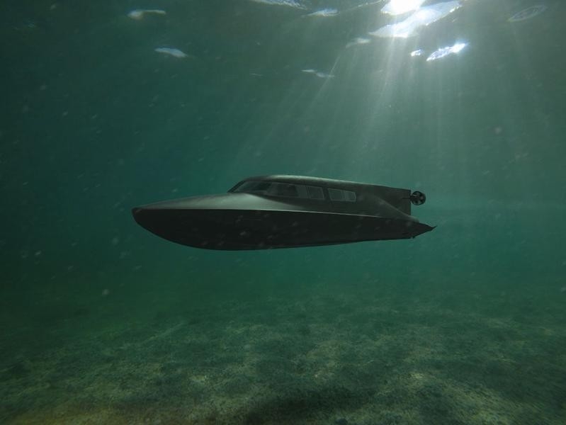 Able to swim under the water the boat will create the UK