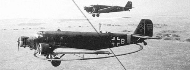 combat aircraft: «Yunkyers» Ju.52 / Зm - strange, but useful 