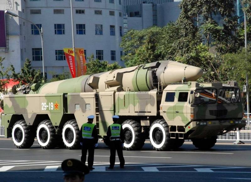 Китай покажет на параде новую ракету, способную достичь США