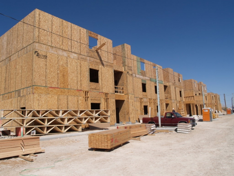 What do I think about the American apartment buildings of OSB panels