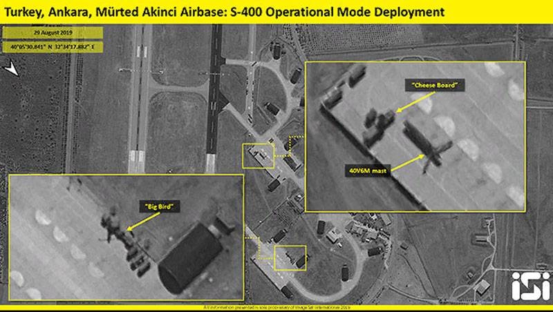 The location of the C-400 in Turkey has identified the Israeli spy satellite
