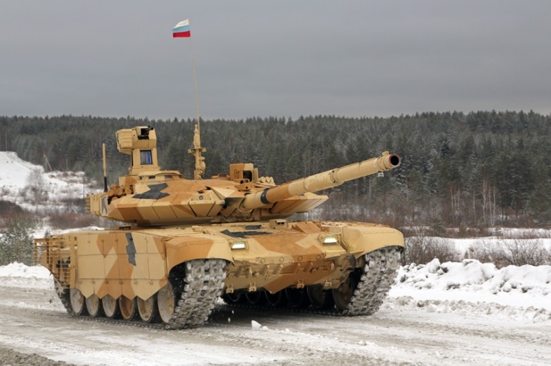 Russian army was modernized tanks T-90M