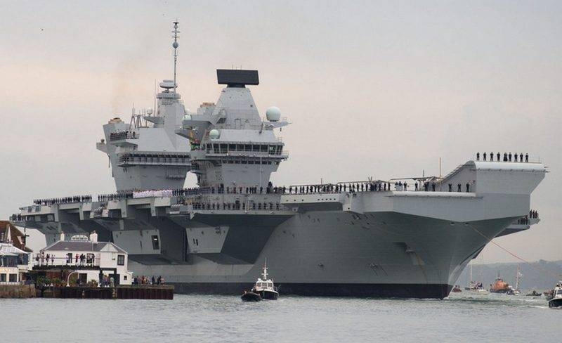 The UK's second aircraft carrier Prince of Wales started sea trials
