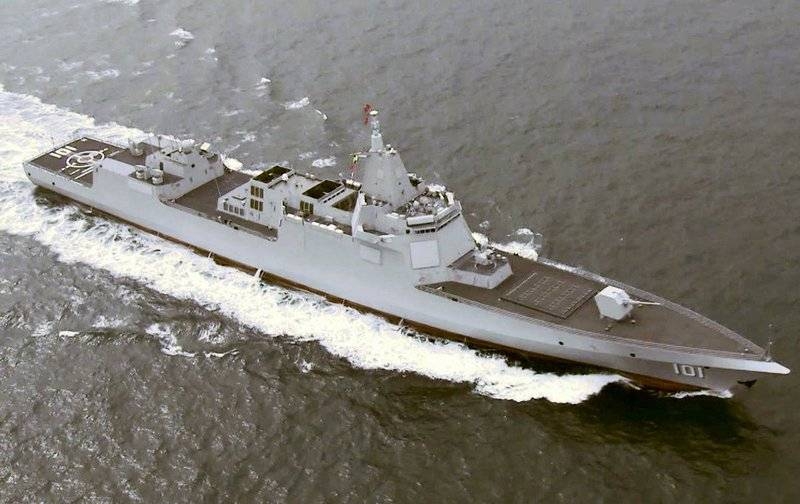 В Шанхае спустили на воду пятый эсминец проекта Type 055 для ВМС НОАК