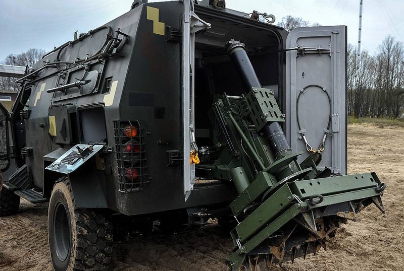 На Украине провели испытания новых мобильных миномётов