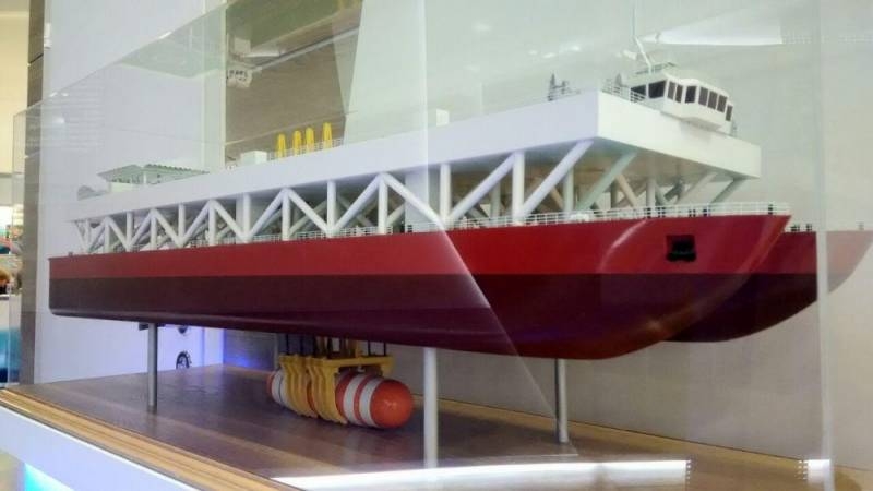 In Russia will build a catamaran to lift sunken ships
