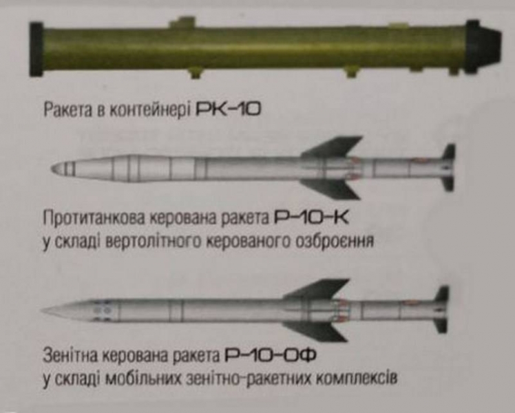 In Ukraine, we have shown a universal missile R-10