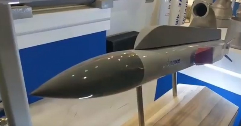 supersonic «rocket» Plastic is shown in arms exhibition in Kiev