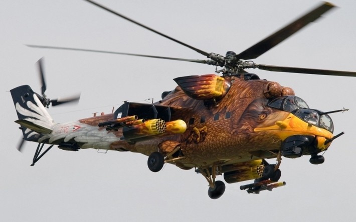 US Air Force wants to use on the teachings of the MI-24 helicopters of the Russian Federation