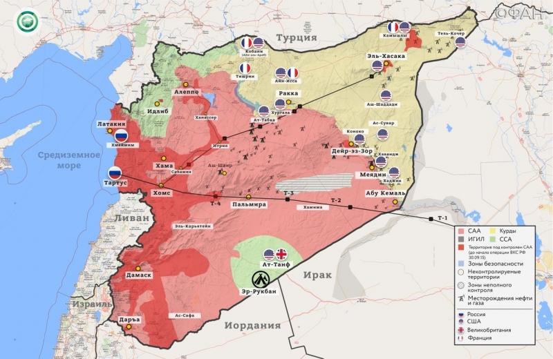 Resultados diarios de Siria para 12 Octubre 06.00: курды больше не верят США, Турция захватила 20 поселений в САР