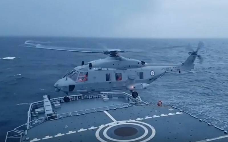 The first helicopter NH90 Sea Lion entered service with the German Navy