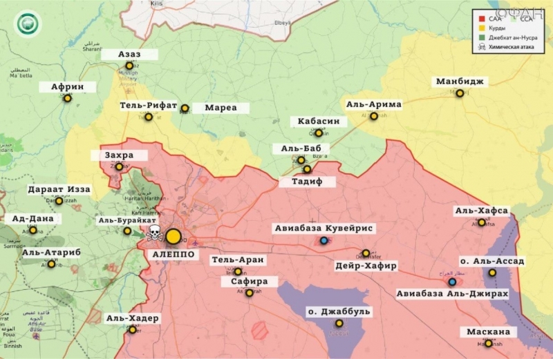 Nouvelles de Syrie 9 Octobre 07.00: ССА готовится штурмовать Манбидж, военная полиция РФ усилила наблюдение в Алеппо
