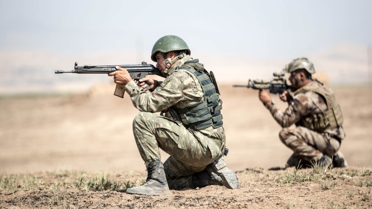 Turkish army attacked the Kurdish position in Ras al-Ayn in Syria