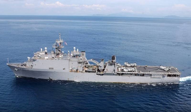 Десантный корабль ВМС США "Портленд" martial laser equip