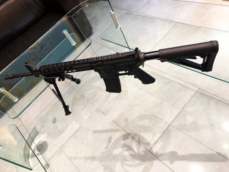 presented similar to the American AR-15 in Moscow - Russian carbine ORSIS-AR15J