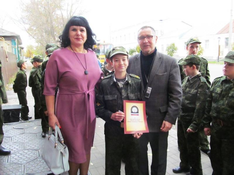 I put forward the initiative of naming a Roman Filipov Borisoglebsky Cadet Corps