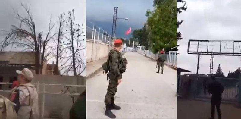 Появились кадры со взрывом на объекте патрулирования военной полиции РФ на севере Сирии
