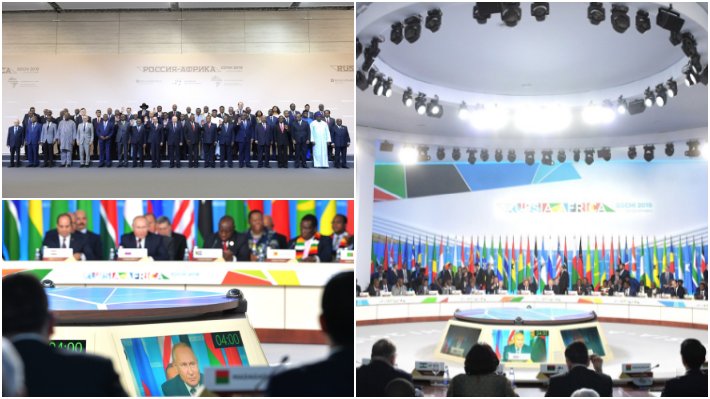 Саммит Россия - Afrique: Egypte, Libye, Soudan, ЦАР и другие страны континента подводят итоги
