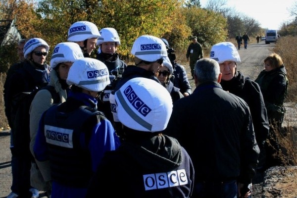 APU drone fired OSCE in the Donbass