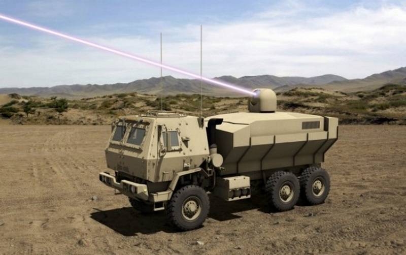 Армия США заказала разработку боевого лазера мощностью 250-300 kilovatios