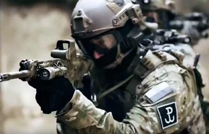 In Poland, was named error during training GROM special forces in urban settings