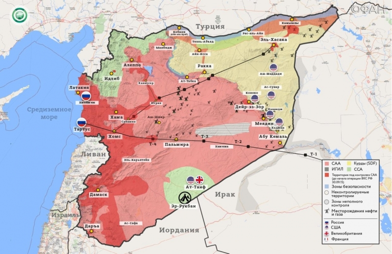 Nouvelles de Syrie 1 novembre 07.00: Турция передаст САА 11 поселков в Ракке, США направили подкрепление под Кобани