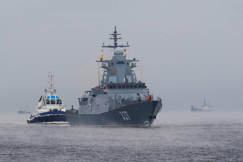 Корвет "Гремящий" I arrived at the Northern Fleet to pass state tests