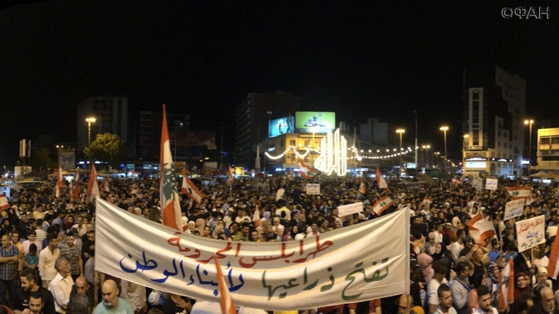 Unrest in Lebanon blast Middle East in US interests. Column Eugene Benya