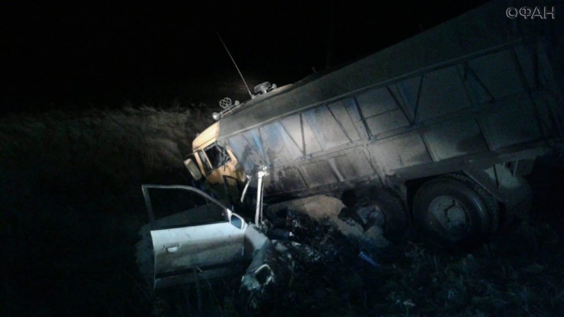 FAN publie des photos de la scène d'un terrible accident dans la région de Koursk