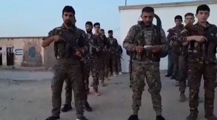 Kurdish radicals are resisting pro-Turkish forces in the province of Hasaka Syria