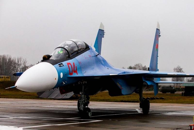ВВС Белоруссии получили вторую пару истребителей Су-30СМ