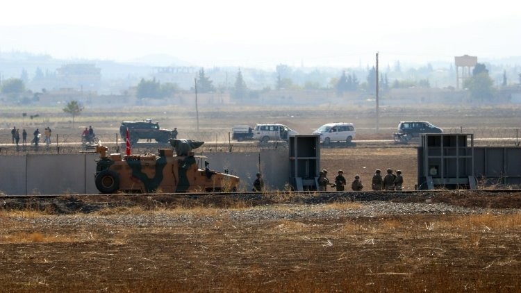 About 50 war between Russia and Turkey are involved in patrolling the northeast of Syria