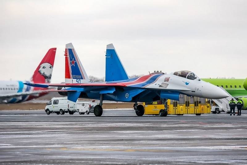 Пилотажная группа "Русские витязи" received new Su-35S
