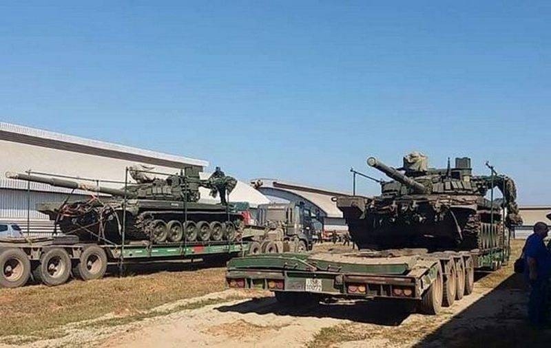 ВС Лаоса получили вторую партию модернизированных танков Т-72Б1 "Белый орёл"