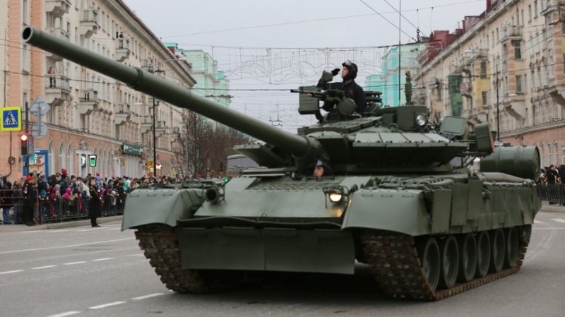 Norwegians scared upgraded Russian T-80BVM