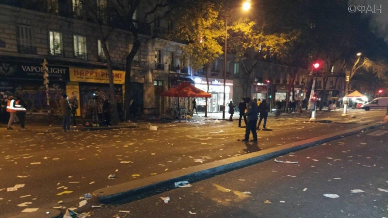 Число задержанных участников беспорядков в Париже приблизилось к сотне