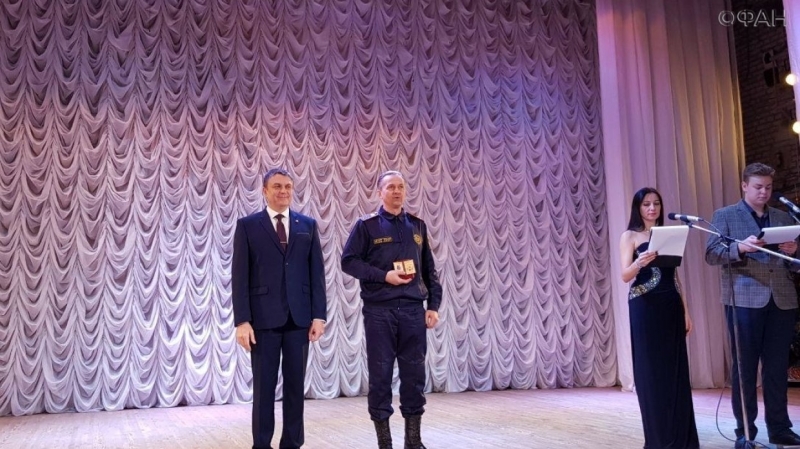 Chapter LNR awarded distinguished employees of Ministry of Emergency Situations
