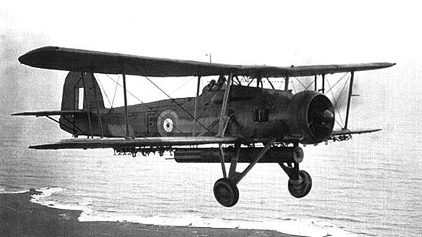 Боевые самолёты: палубный торпедоносец Fairey «Swordfish» 