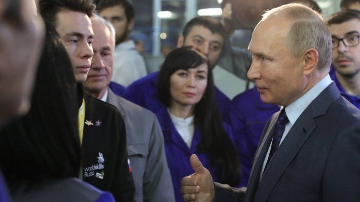 Much of Putin's press conference shows the current mood in Russian society