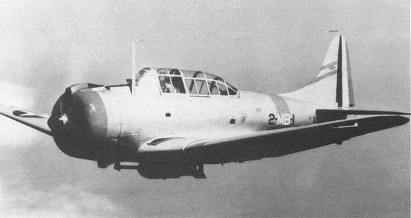 aeronave de combate: палубный бомбардировщик Douglas SBD «Dauntless» 