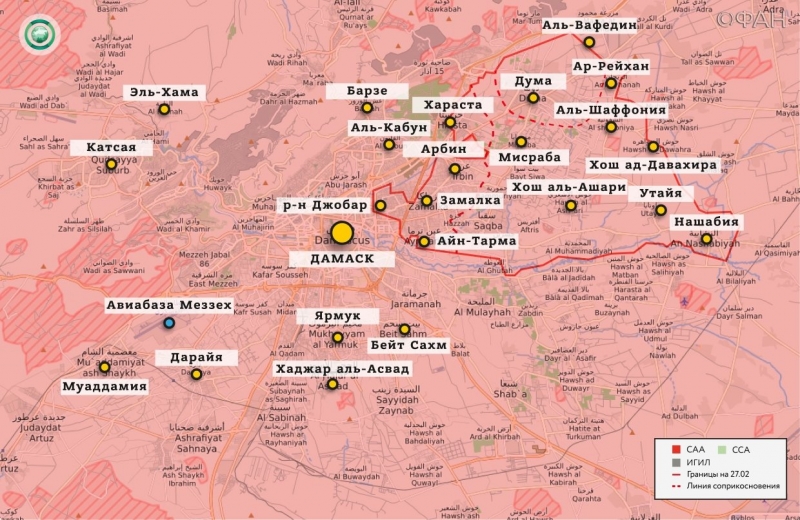 Syrie résultats quotidiens pour 29 Décembre 06.00: авиаудар по тюрьме ИГ*, военная база США обстреляна ракетными снарядами