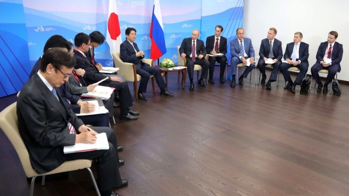 The peace treaty between Russia and Japan will be the point in the Kuril dispute