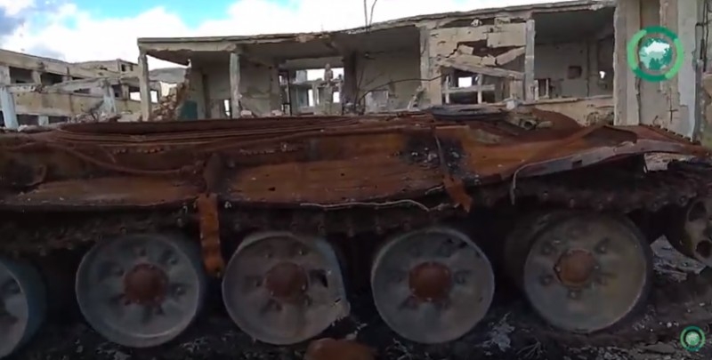FAN展示了伊德利卜武装分子被摧毁的军事装备的照片和视频