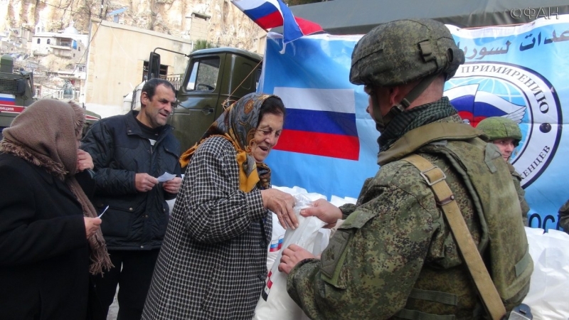 Residents of Maaloula in Syria have received humanitarian aid from the Russian military and Kadyrov Fund