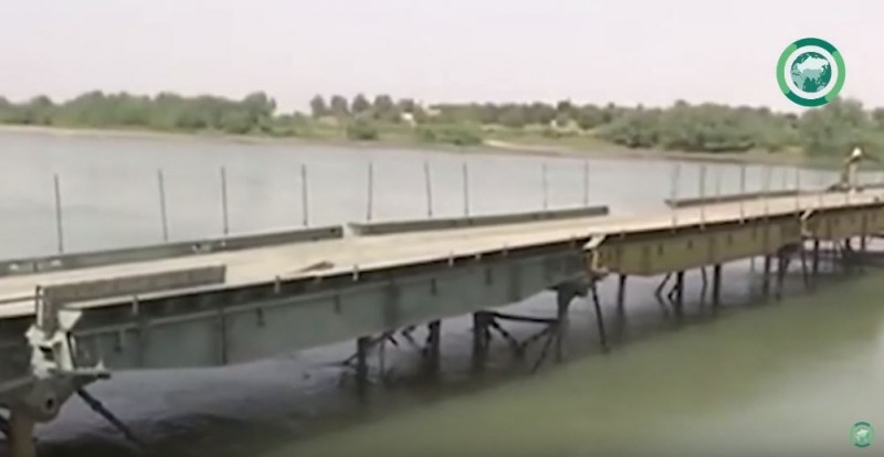 Engineers from Russia and Syria have completed the construction of a bridge over the Euphrates