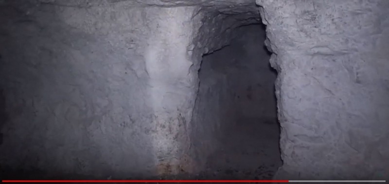 Media published a video of the underground tunnels terrorists in Idlib