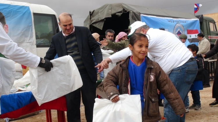 Russian experts TSPVS help returning refugees in Syria
