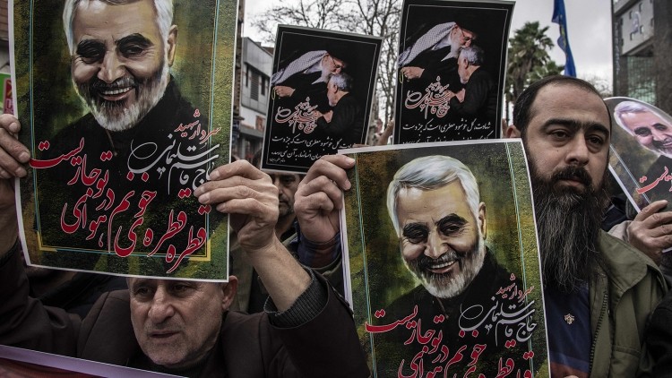 Армия Сирии почтила память убитого иранского генерала Касема Сулеймани